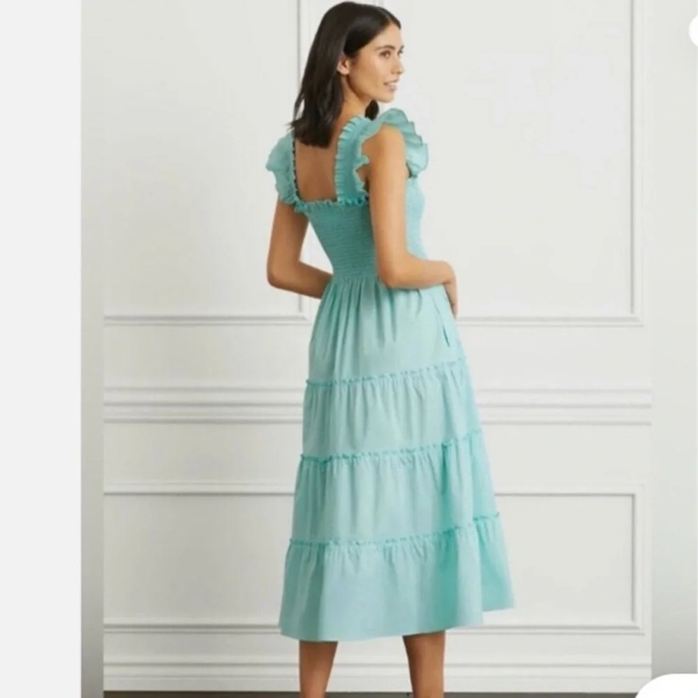 NWT Hill House Ellie Nap Dress in Bay Blue - Picture 2 of 8